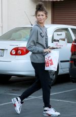 ZENDAYA COLEMAN Arrives at DWTS Studio in Hollywood