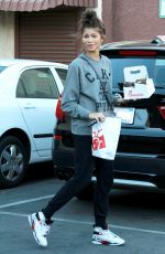 ZENDAYA COLEMAN Arrives at DWTS Studio in Hollywood