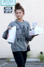ZENDAYA COLEMAN Arrives at DWTS Studio in Hollywood
