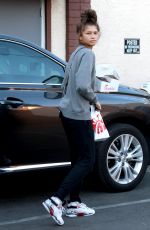 ZENDAYA COLEMAN Arrives at DWTS Studio in Hollywood