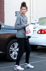 ZENDAYA COLEMAN Arrives at DWTS Studio in Hollywood