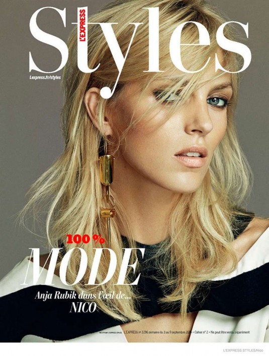 ANJA RUBIK in L'Express Styles Magazine