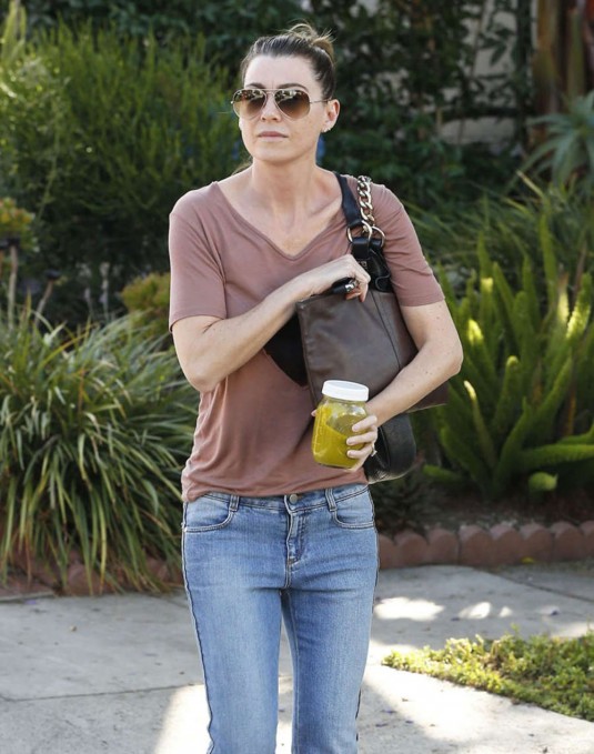 ELLEN POMPEO Out in West Hollywood