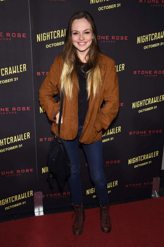 EMILY MEADE at Nightcrawler Premiere