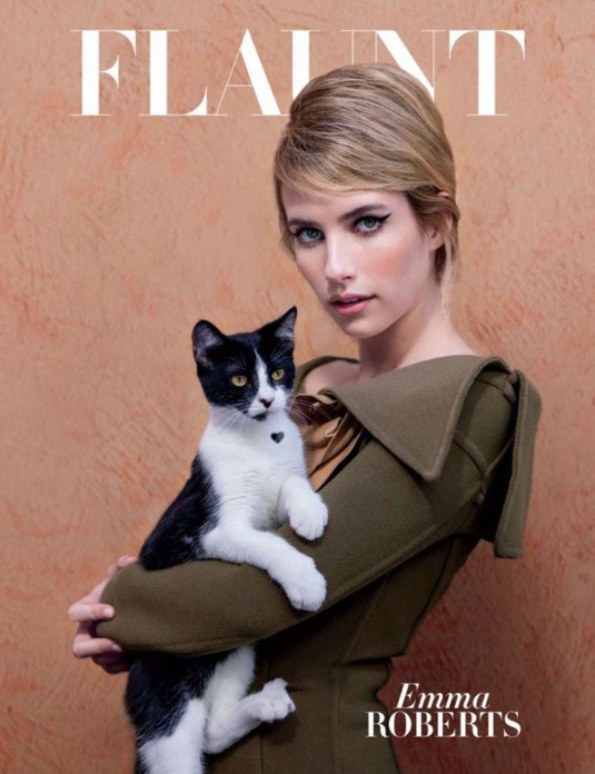 EMMA ROBERTS on the Cover of Flaunt Magazine