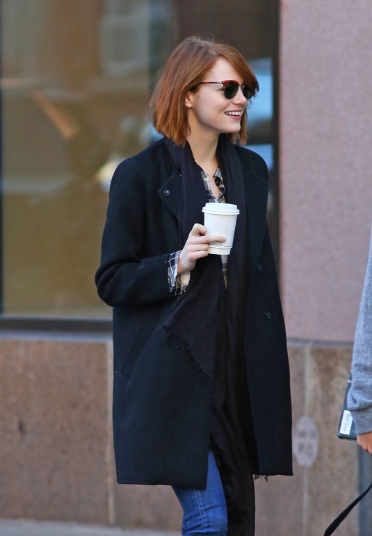 EMMA STONE Out in New York