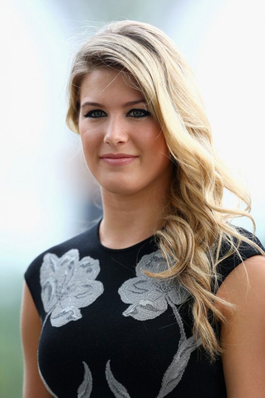 EUGENIE BOUCHARD at WTA Finals Previews in Singapore