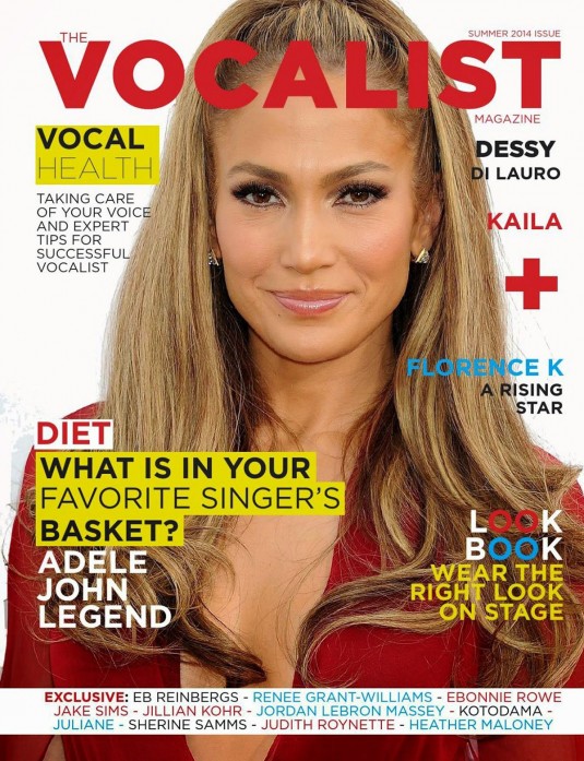 JENNIFER LOPEZ  in The Vocalist Magazine
