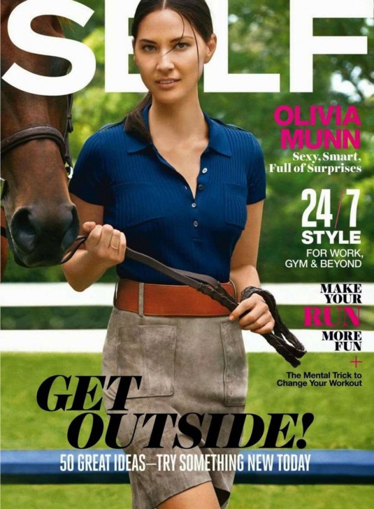 OLIVIA MUNN in Self Magazine