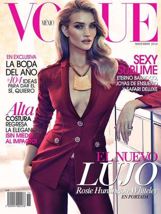 ROSIE HUNTINGTON-WHITELEY in Vogue Magazine