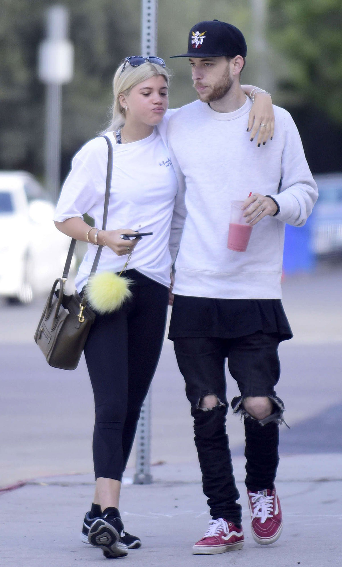 SOFIA RICHIE Out with New Boyfriend  in West Hollywood 