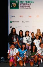 AGNIESZKA RADWANSKA at BNP Paribas WTA Finals: Previews in Singapore