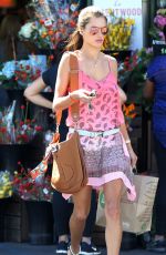 ALESSANDRA AMBROISIO Shopping at Whole Foods in Brentwood 0510