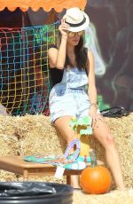ALESSANDRA AMBROSIO at Mr. Bones Pumpkin Patch
