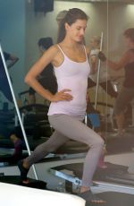 ALESSANDRA AMBROSIO at Pilates Class in Santa Monica