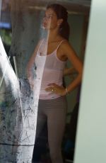 ALESSANDRA AMBROSIO at Pilates Class in Santa Monica