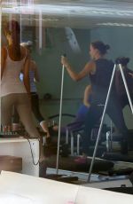 ALESSANDRA AMBROSIO at Pilates Class in Santa Monica