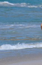 ALESSANDRA AMBROSIO on Bikini on the Beach in St. Barts