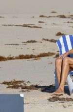 ALESSANDRA AMBROSIO on Bikini on the Beach in St. Barts