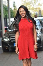 ALEXANDRA BURKE Leaves a Studio in London 2710