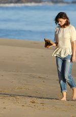 ALY and AJ MICHALKA at a Photoshoot on the Beach in Malibu