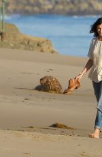 ALY and AJ MICHALKA at a Photoshoot on the Beach in Malibu