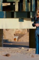 ALY and AJ MICHALKA at a Photoshoot on the Beach in Malibu