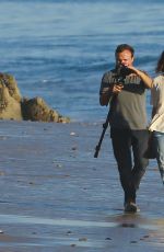 ALY and AJ MICHALKA at a Photoshoot on the Beach in Malibu