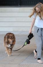 AMANDA SEYFRIED and Her Dog Shopping in Beverly Hills 2110