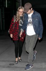 AMANDA SEYFRIED and Justin Long Night Out in Hollywood