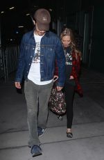 AMANDA SEYFRIED and Justin Long Night Out in Hollywood