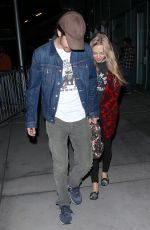 AMANDA SEYFRIED and Justin Long Night Out in Hollywood