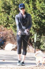 AMY ADAMS in Tight Leggings at a Park in Beverly Hills
