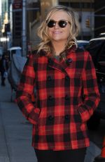 AMY POEHLER Arrives at Late Show with David Letterman in New York