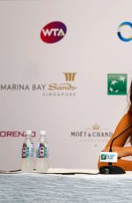 ANA IVANOVIC at BNP Paribas WTA Finals Press Conference in Singapore