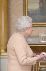 ANGELINA JOLIE Meets Queen Elizabeth II at Buckingham Palace