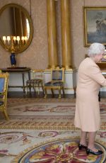 ANGELINA JOLIE Meets Queen Elizabeth II at Buckingham Palace