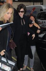 ANNE HARHAWAY Arrives at Her Hotel in London 2910