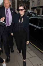 ANNE HARHAWAY Arrives at Her Hotel in London 2910