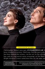 ANNE HATHAWAY and JESSICA CHASTAIN in Entertainment Weekly Magazine, October 2014 Issue