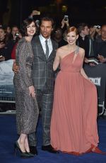 ANNE HATHAWAY at Interstella Premiere at Odeon Leicester Square in London