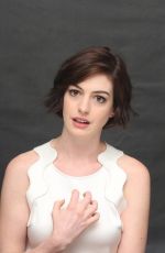 ANNE HATHAWAY at Interstellar Press Conference in West Hollywood