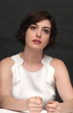 ANNE HATHAWAY at Interstellar Press Conference in West Hollywood