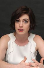 ANNE HATHAWAY at Interstellar Press Conference in West Hollywood