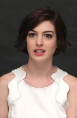 ANNE HATHAWAY at Interstellar Press Conference in West Hollywood