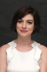 ANNE HATHAWAY at Interstellar Press Conference in West Hollywood