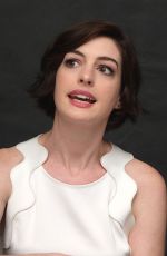 ANNE HATHAWAY at Interstellar Press Conference in West Hollywood