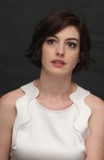 ANNE HATHAWAY at Interstellar Press Conference in West Hollywood