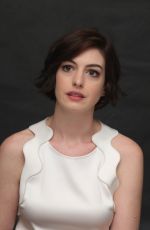 ANNE HATHAWAY at Interstellar Press Conference in West Hollywood