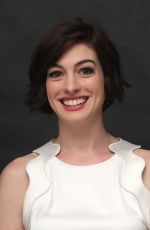 ANNE HATHAWAY at Interstellar Press Conference in West Hollywood